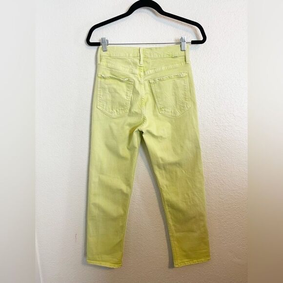 MOTHER Superior the tomcat the devil may care Ankle & Cropped Jeans in Yellow 26 - Picture 5 of 10